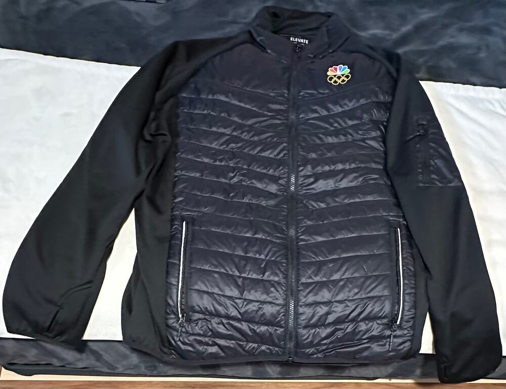 Elevate Banff Hybrid Insulated Jacket WITH custom NBC Olympics event logo